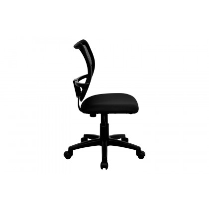 BLNK Alber Mid-Back Mesh Swivel Task Office Chair - Black
