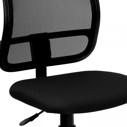 BLNK Alber Mid-Back Mesh Swivel Task Office Chair - Black