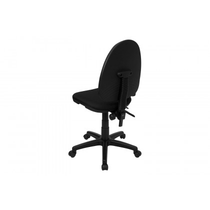 BLNK Linus Fabric Mid-Back Multifunction Swivel Ergonomic Task Office Chair with Adjustable Lumbar Support