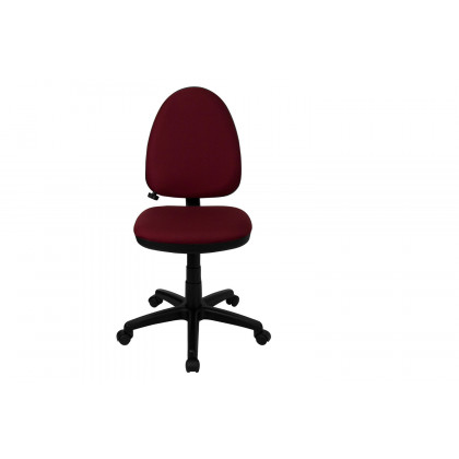 BLNK Fabric Mid-Back Multifunction Swivel Ergonomic Task Office Chair with Adjustable Lumbar Support - Burgundy