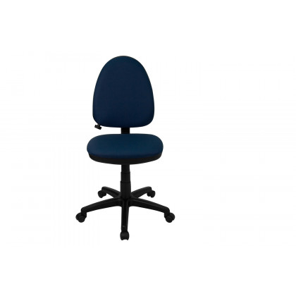BLNK Fabric Mid-Back Multifunction Swivel Ergonomic Task Office Chair with Adjustable Lumbar Support - Navy Blue