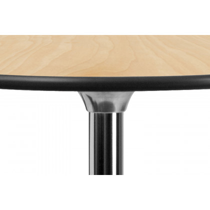 BLNK Lars Round Wood Cocktail Table - 24"D