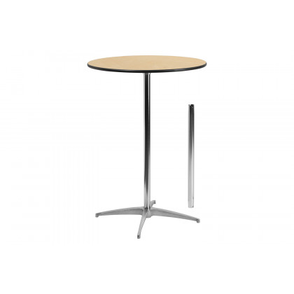 BLNK Lars Round Wood Cocktail Table - 30"D
