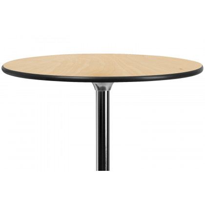 BLNK Lars Round Wood Cocktail Table - 30"D