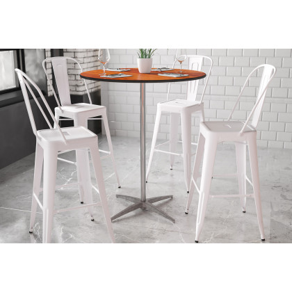 BLNK - Lars Round Wood Cocktail Table