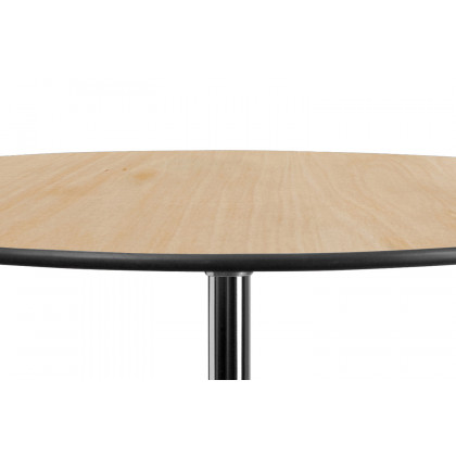 BLNK Lars Round Wood Cocktail Table - 36"D
