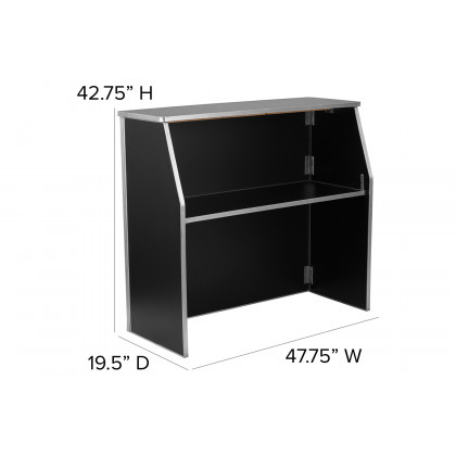 BLNK Amara Laminate Foldable Bar - Black