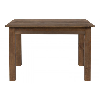 BLNK HERCULES Rectangular Antique Rustic Solid Pine Farm Dining Table - 30"W x 46"L