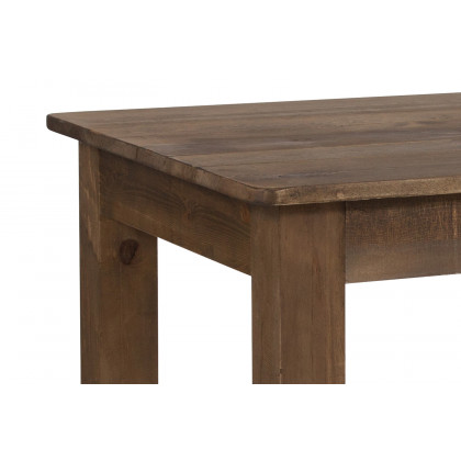 BLNK HERCULES Rectangular Antique Rustic Solid Pine Farm Dining Table - 30"W x 46"L