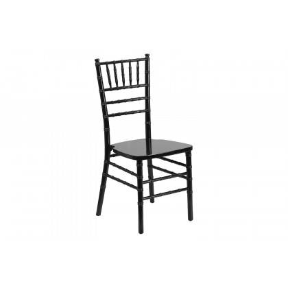 BLNK HERCULES Series Wood Chiavari Chair - Black