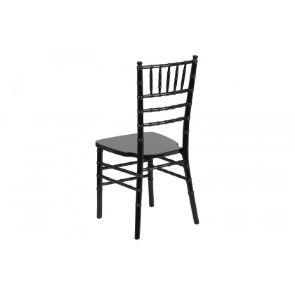 BLNK HERCULES Series Wood Chiavari Chair - Black
