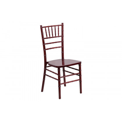 BLNK HERCULES Series Wood Chiavari Chair - Mahogany