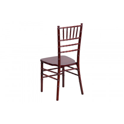 BLNK HERCULES Series Wood Chiavari Chair - Mahogany