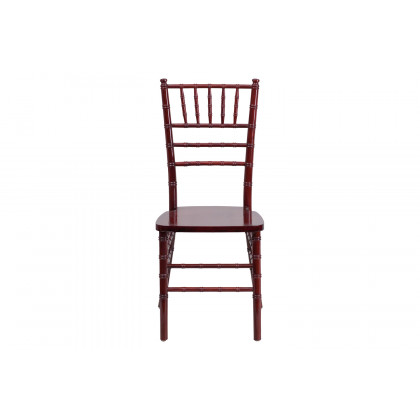 BLNK HERCULES Series Wood Chiavari Chair - Mahogany