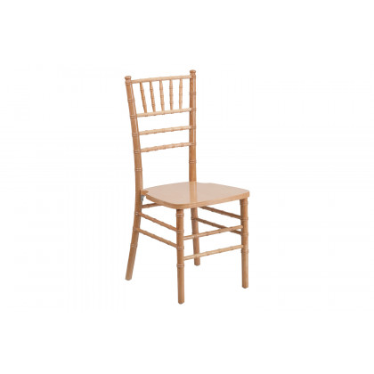 BLNK HERCULES Series Wood Chiavari Chair - Natural