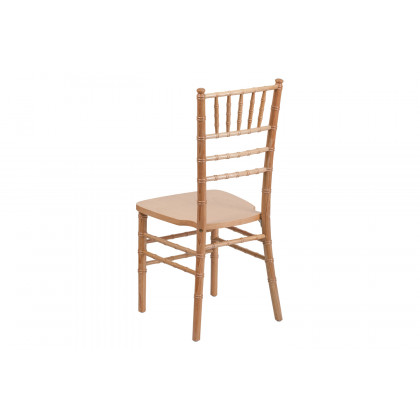 BLNK HERCULES Series Wood Chiavari Chair - Natural