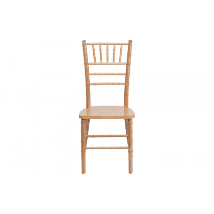 BLNK HERCULES Series Wood Chiavari Chair - Natural