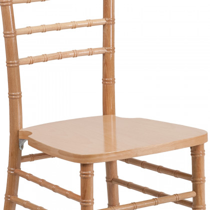 BLNK HERCULES Series Wood Chiavari Chair - Natural