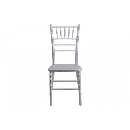 BLNK HERCULES Series Wood Chiavari Chair - Silver