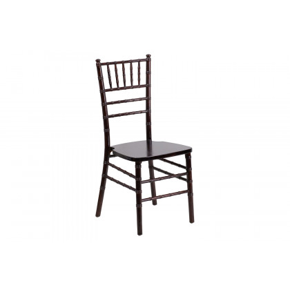BLNK HERCULES Series Wood Chiavari Chair - Walnut