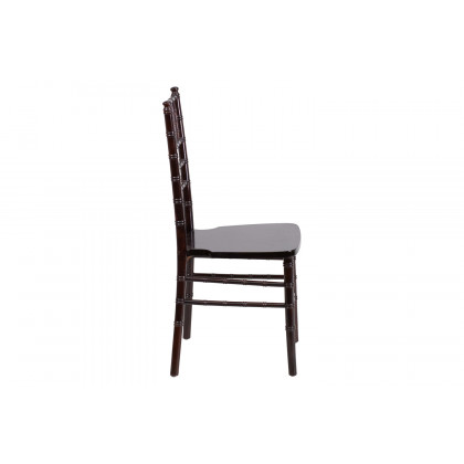BLNK HERCULES Series Wood Chiavari Chair - Walnut