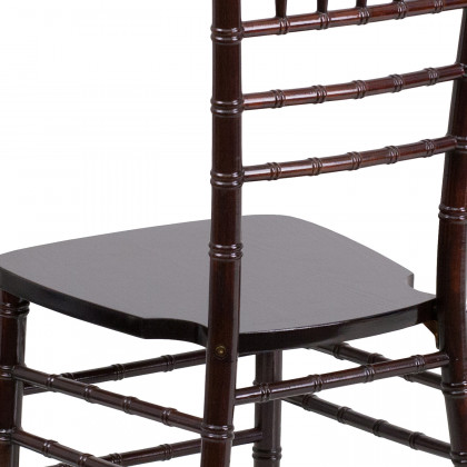 BLNK HERCULES Series Wood Chiavari Chair - Walnut