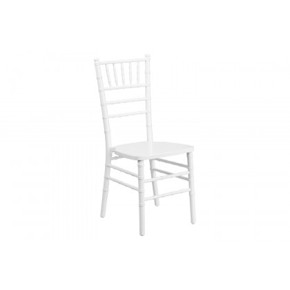 BLNK HERCULES Series Wood Chiavari Chair - White