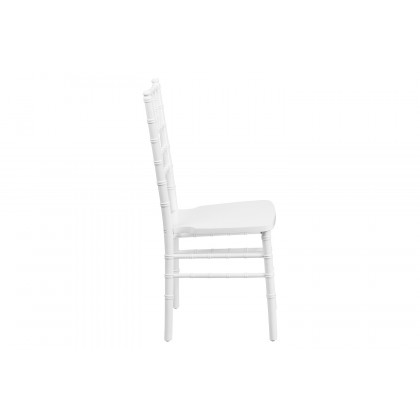 BLNK HERCULES Series Wood Chiavari Chair - White