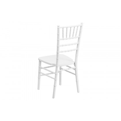 BLNK HERCULES Series Wood Chiavari Chair - White