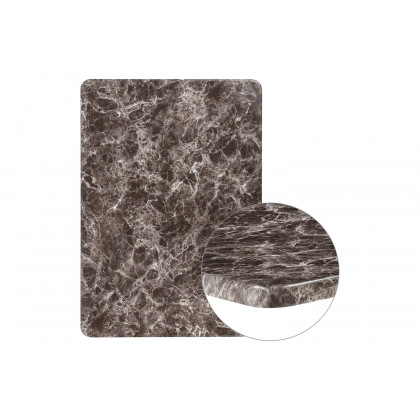 BLNK Glenbrook Rectangular Laminate Table Top - Gray Marble, 30"W x 42"L