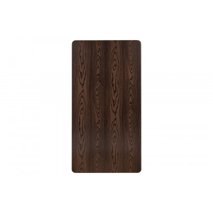 BLNK Glenbrook Rectangular PVC Table Top - Rustic Wood, 30"W x 60"L