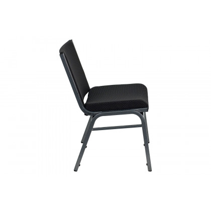 BLNK HERCULES Series Fabric Stack Chair - Black