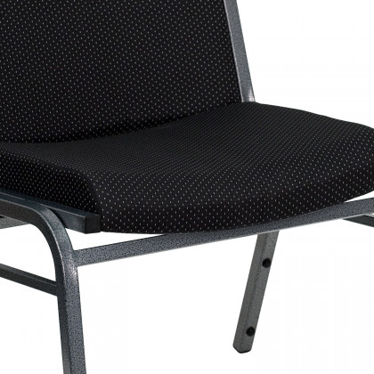 BLNK HERCULES Series Fabric Stack Chair - Black