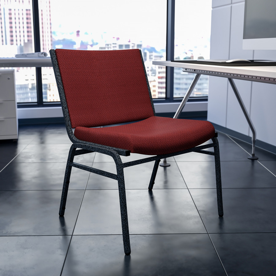 BLNK HERCULES Series Fabric Stack Chair - Burgundy