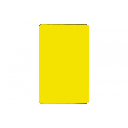 BLNK Wren Mobile Rectangular HP Laminate Activity Table - Yellow, 24"W x 48"L, with Standard Height Adjustable Legs