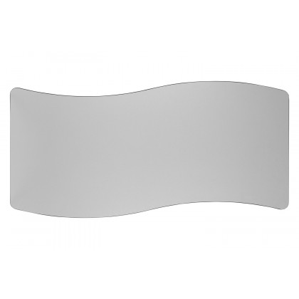 BLNK Wren Rectangular Thermal Laminate Wave Flexible Collaborative Activity Table - Gray, 26"W x 60"L, with Standard Height Adjustable Legs