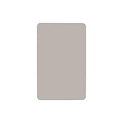 BLNK Wren Rectangular HP Laminate Activity Table - Gray, 36"W x 72"L, with Short Height Adjustable Legs