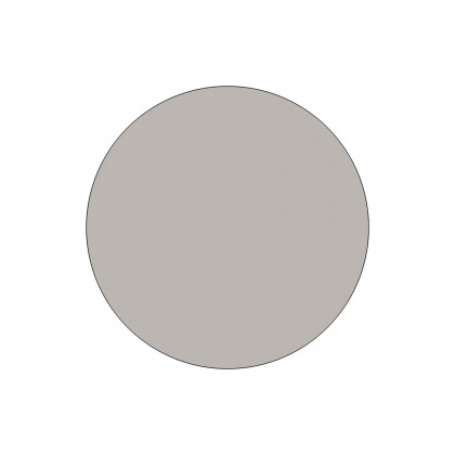 BLNK Wren Round HP Laminate Activity Table - Gray, 48"D, with Short Height Adjustable Legs