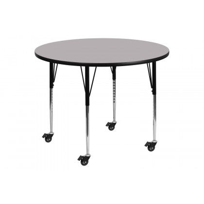 BLNK - Wren Mobile Round Thermal Laminate Activity Table