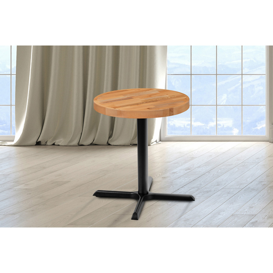 BLNK Mayfair Round Butcher Block Style Table Top - 24"D