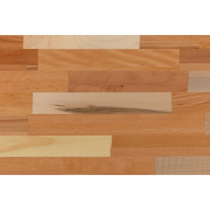 BLNK Mayfair Round Butcher Block Style Table Top - 24"D
