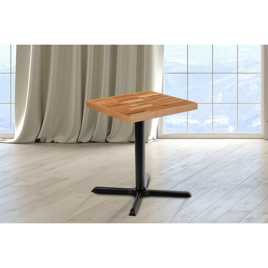 BLNK Mayfair Square Butcher Block Style Table Top - 24"W
