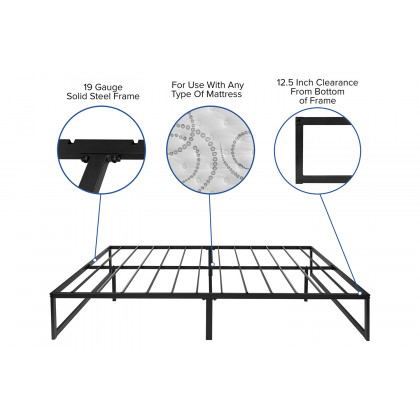 BLNK Lana Platform Bed Frame - Queen Size