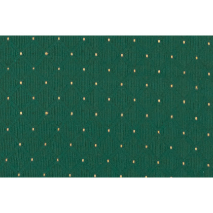 BLNK HERCULES Series Fabric Stacking Church Chair with Gold Vein Frame - Green Patterned