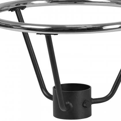 BLNK Jackson Round Bar Height Table Base Foot Ring - 19.5"D