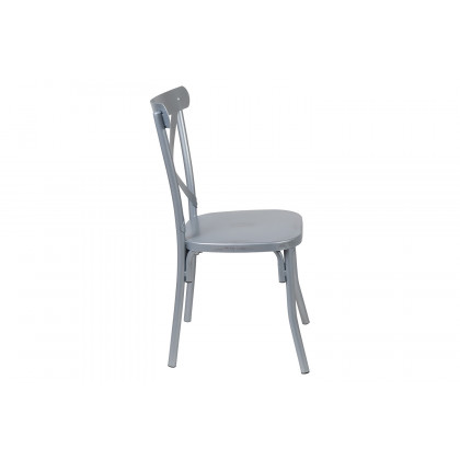 BLNK - Metal Cross Back Dining Chair