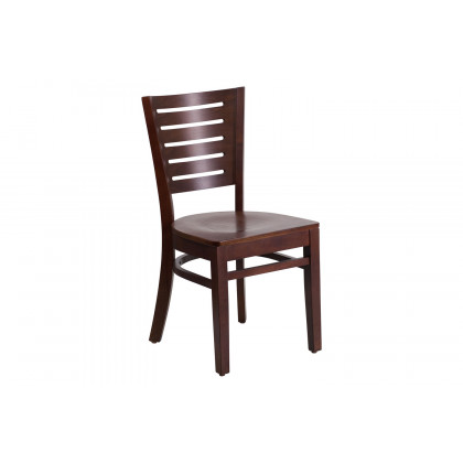 BLNK - Darby Series Wood Slat Back Restaurant Chair