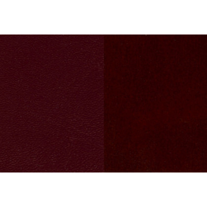 BLNK HERCULES Series Mahogany Wood Vertical Slat Back Restaurant Bar Stool with Vinyl Seat - Burgundy