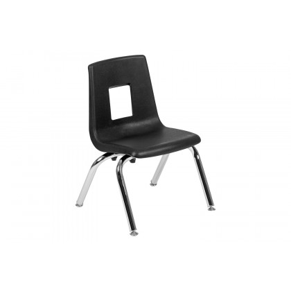 BLNK Emmy Circle Thermal Laminate Wave Flexible Activity Table Set - Oak, 60"D, with 12" Student Stack Chairs