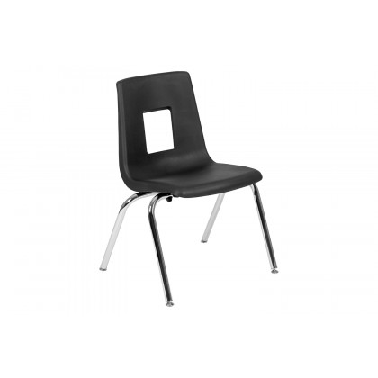 BLNK Emmy Mobile Oval Thermal Laminate Wave Flexible Activity Table Set - Oak, 76"L, with 16" Student Stack Chairs